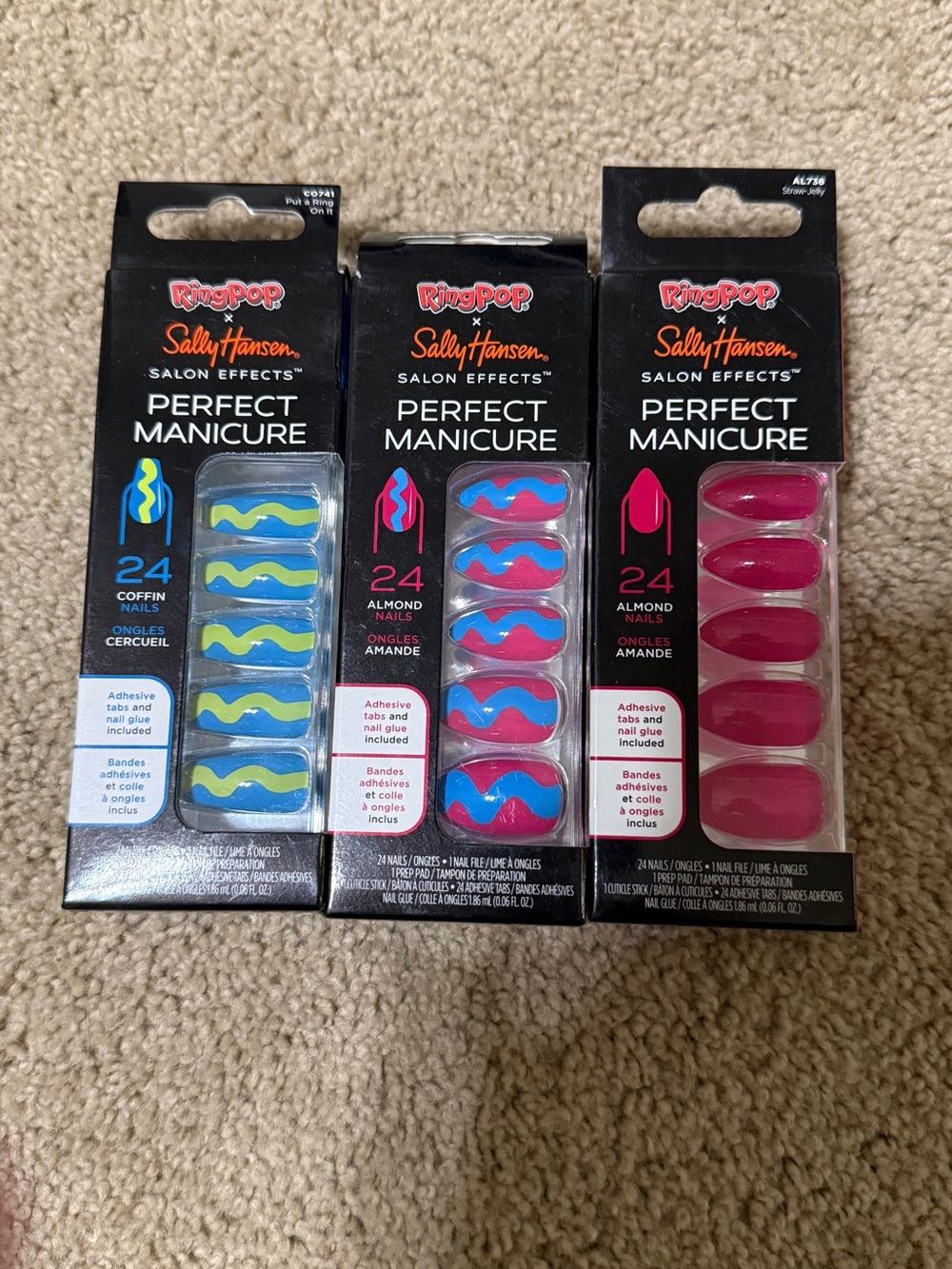 Press-On Nails 3 Packs